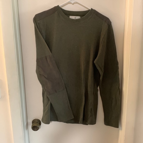 Cotton On | Shirts | Cotton On Green Sweatshirt With Elbow Pads | Poshmark